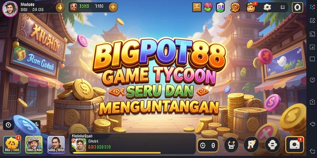 Screenshot utama BIGPOT88 menampilkan gameplay seru Tycoon.