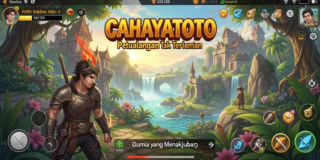 Tampilan gameplay CAHAYATOTO yang menampilkan petualangan seru di dunia fantastis.