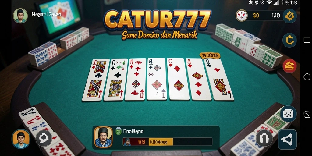 Screenshot gameplay seru dari CATUR777 dengan grafis menawan.