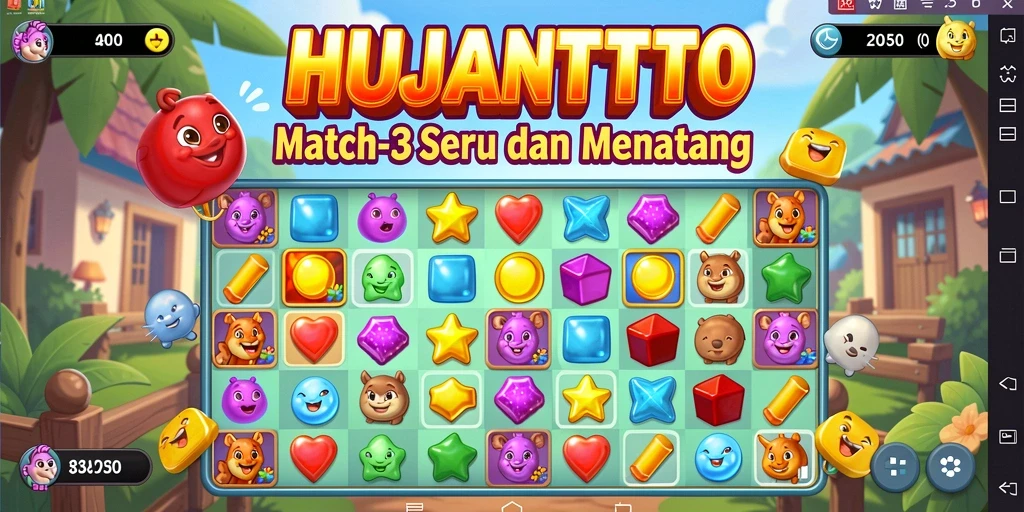 Tampilan menarik dari gameplay HUJANTOTO yang seru.