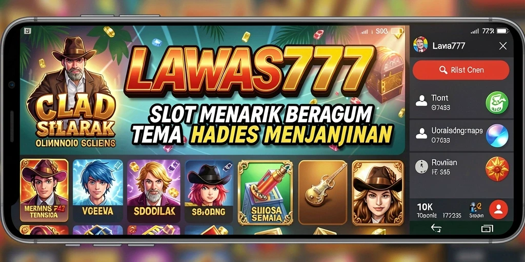 Tampilan gameplay menarik dari LAWAS777 saat memutar slot.