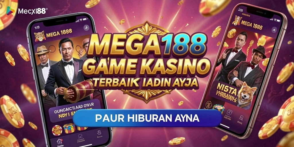 Tampilan gameplay MEGA188 yang menakjubkan di kasino.