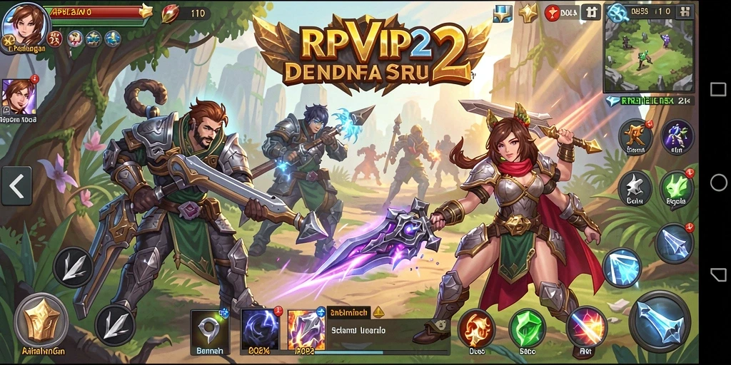 Gameplay menarik RPVIP2 dengan aksi ARPG penuh tantangan.