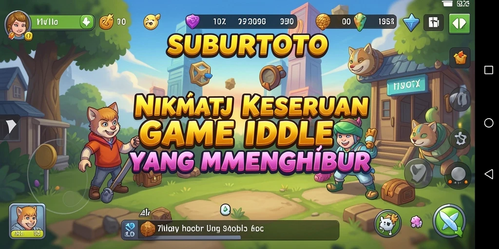 Tangkapan layar menunjukkan gameplay menarik SUBURTOTO dengan karakter yang beraksi.