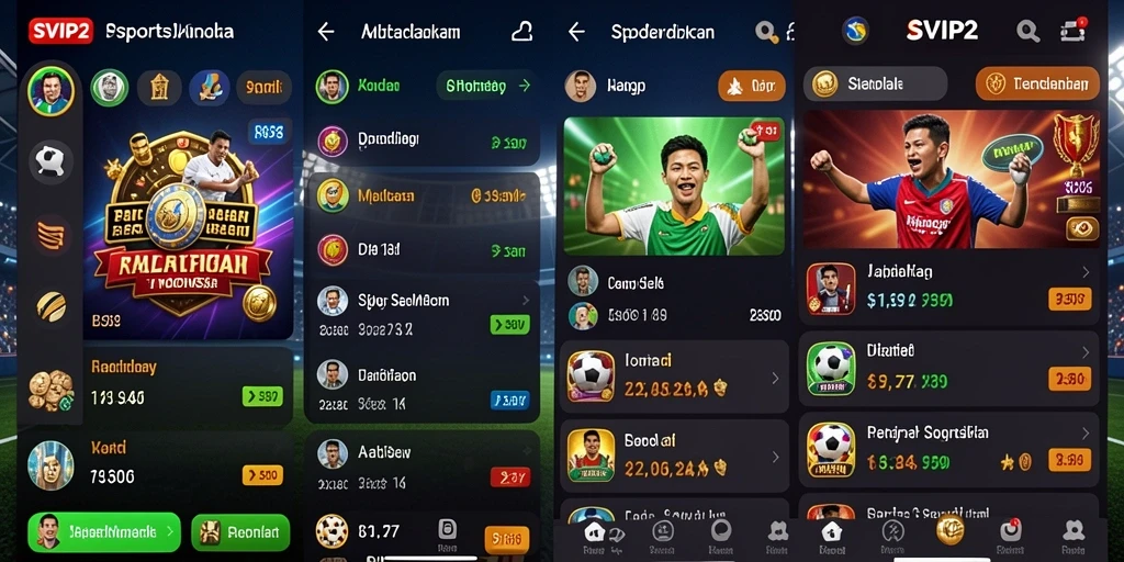 Tampilan gameplay menarik dari SVIP2 di aplikasi Sportsbook.